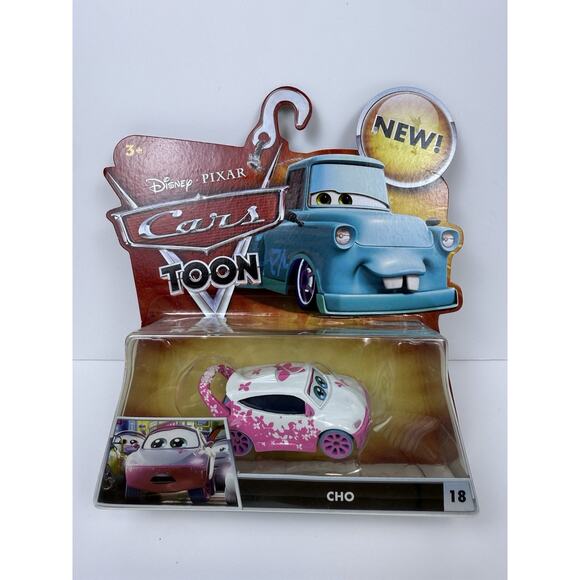 NIB Disney Pixar Cars Toon #18 Cho 1:55 Diecast Car Tokyo Mater 2009 Mattel - Picture 1 of 7